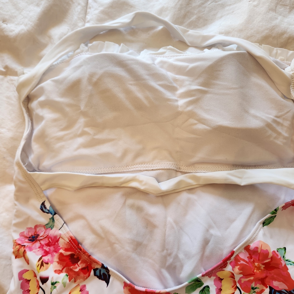 Floral Ruffle Swimsuit - Picture 7 of 8